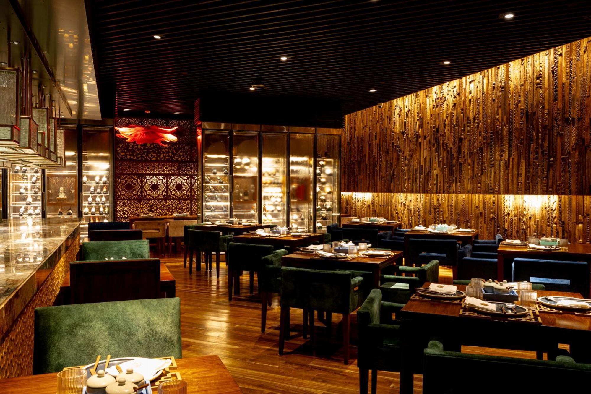 Hotel President - Ihcl Seleqtions Bombaj Exteriér fotografie Interior of the restaurant